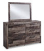 Picture of Derekson - Multi Gray Dresser & Mirror