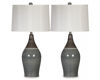 Picture of Niobe - Gray Pair of Lamps