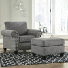 Picture of Agleno - Charcoal Loveseat