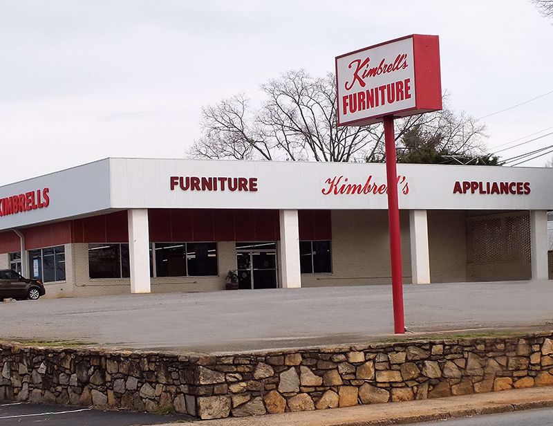 Entrance to Kimbrells in Forest City, NC