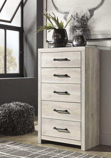 Picture of Cambeck - White Five Drawer Chest