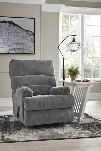 Picture of Man Fort Graphite Rocker Recliner