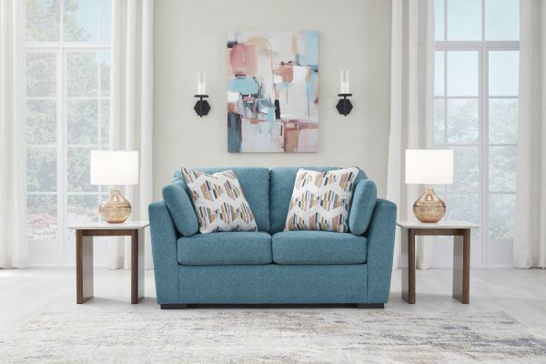 Picture of Keerwick - Teal Loveseat