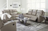 Picture of Lavehorne - Pebble Reclining Loveseat with Console