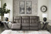 Picture of Scranto Oak Reclining Loveseat