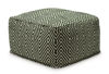 Picture of Abacy - Green & Ivory Pouf