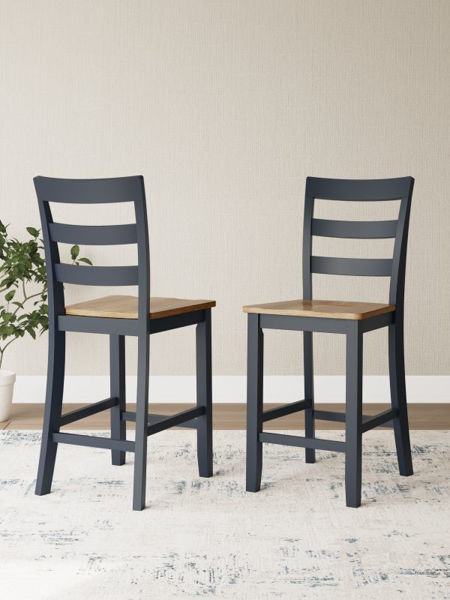 Picture of Gesthaven Blue Counter Stool