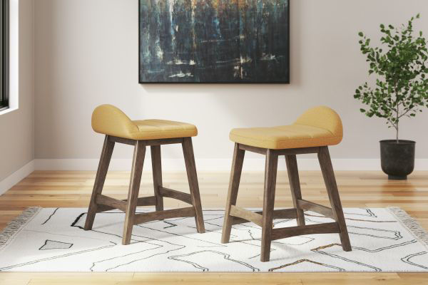 Picture of Lyncott Mustard Counter Stool