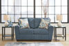 Picture of Cashton - Blue Ottoman