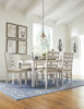 Picture of Skempton - White Table with 6 Chairs