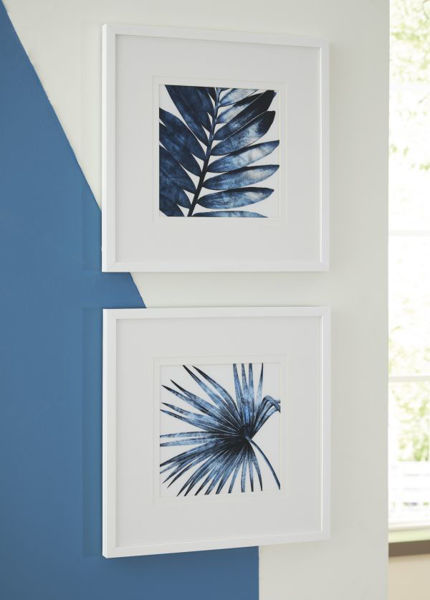 Picture of Breelen - Blue/White 2PC Art Set