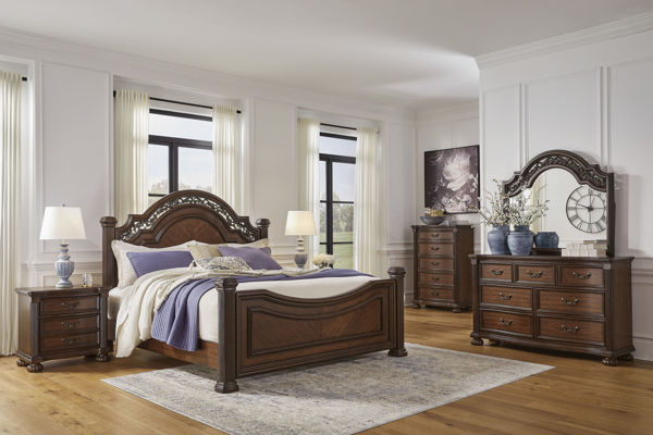 Picture of Lavinton King Poster Bed