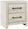 Picture of Cambeck - White 2 Drawer Night Stand