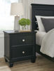 Picture of Lanolee - Black Twin Panel Bed